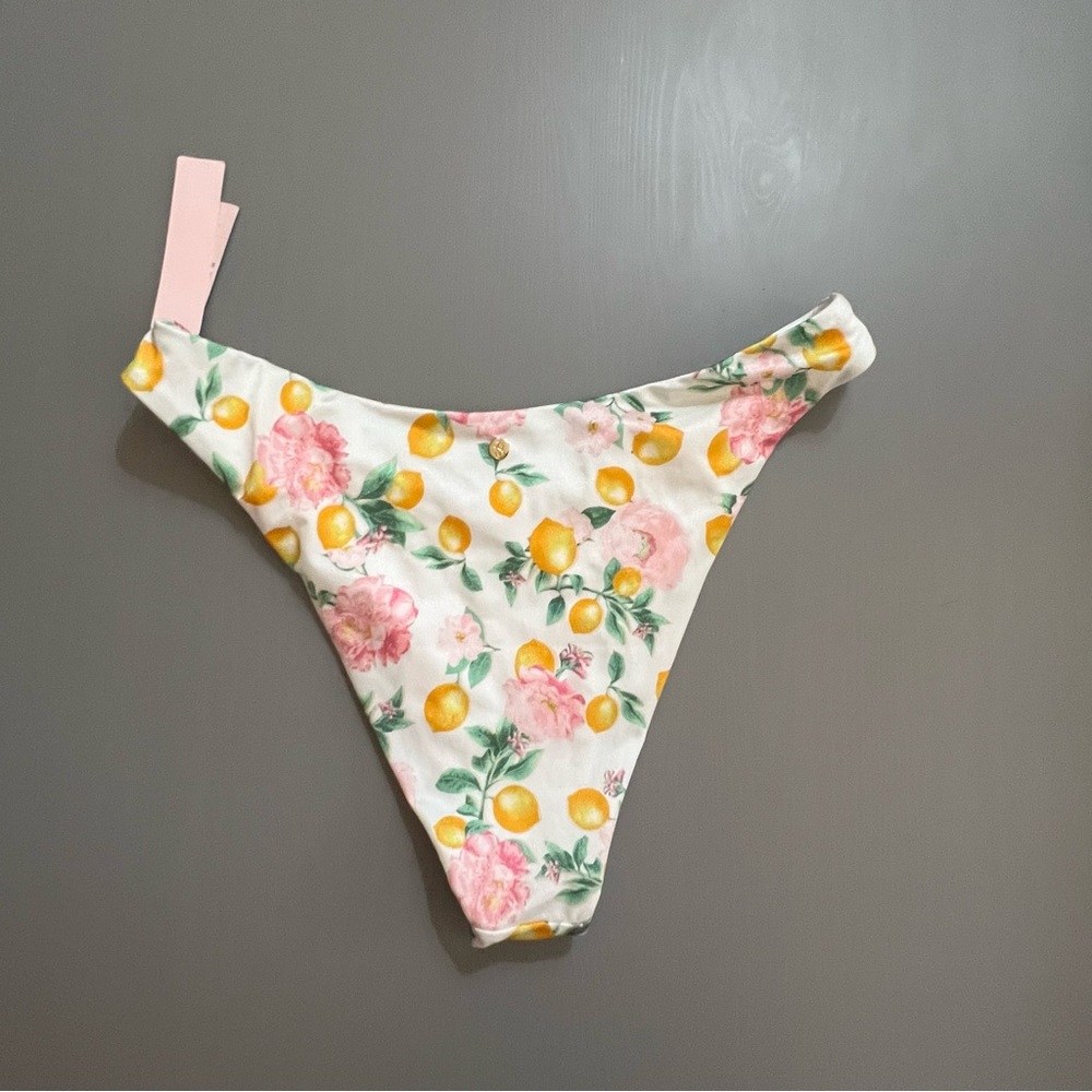 Victoria's Secret Lemon Floral Bikini Bottom - Picture 4 of 5